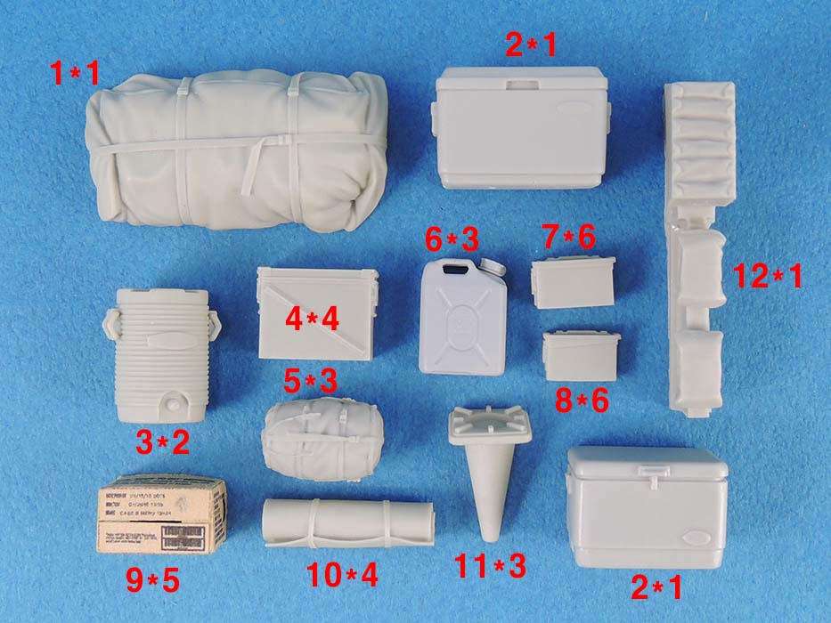 US AFV Stowage set S2 (Modern)