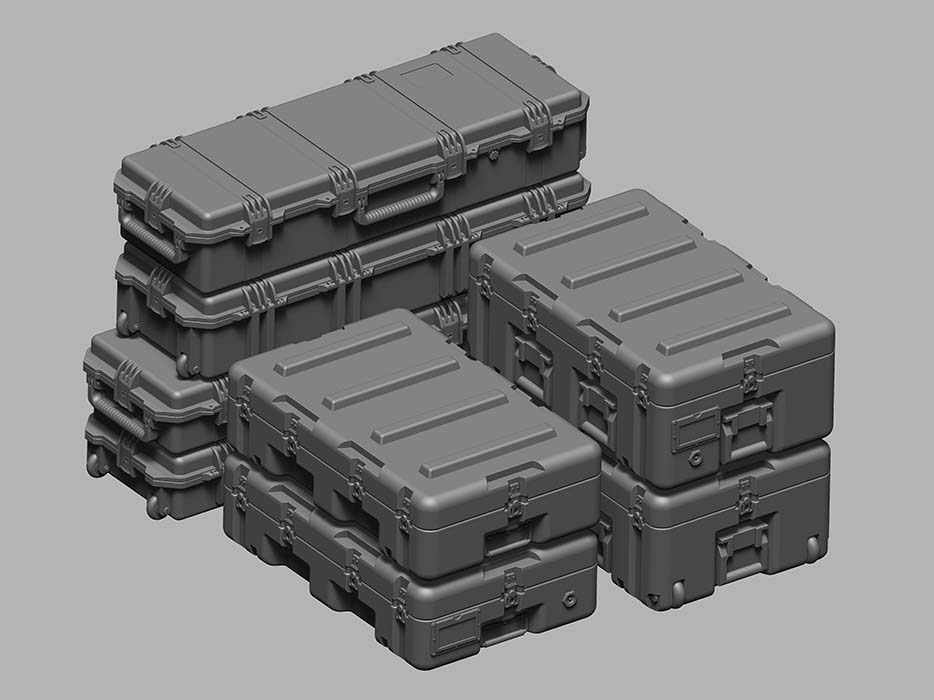 Military Storage Cases Collection 1
