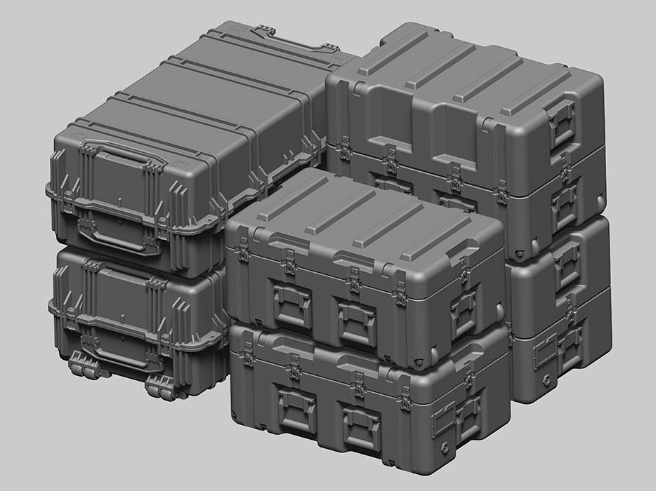 Military Storage Cases Collection 3