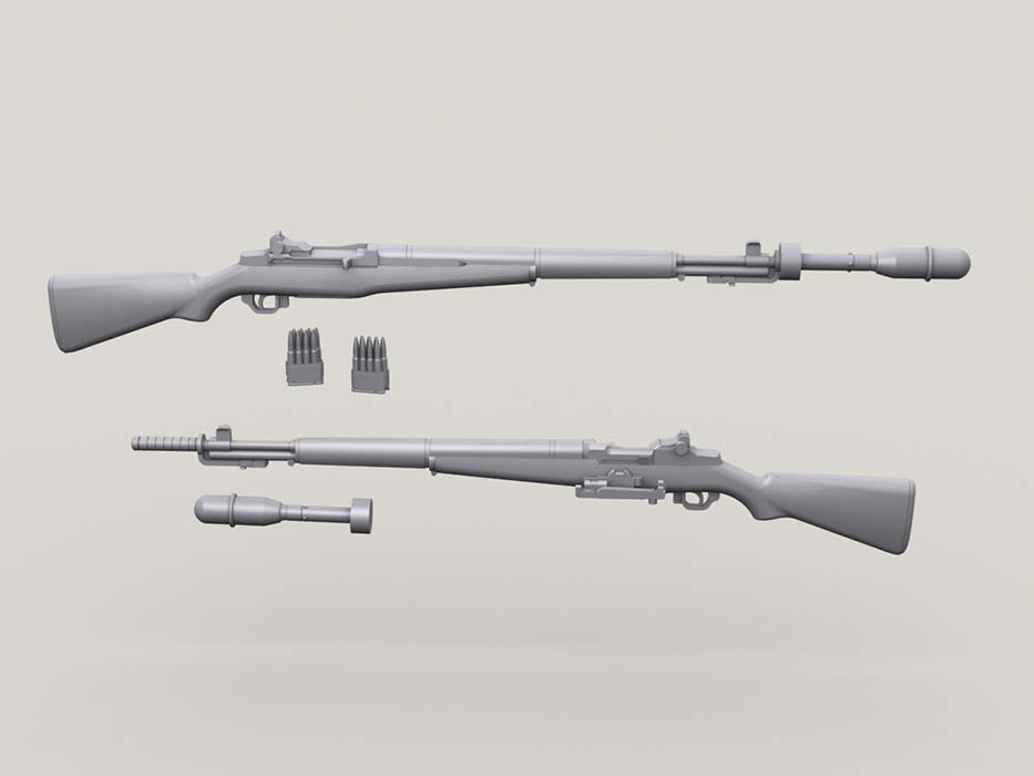 M1 Garand w/M7 GL set (1/35 Scale)