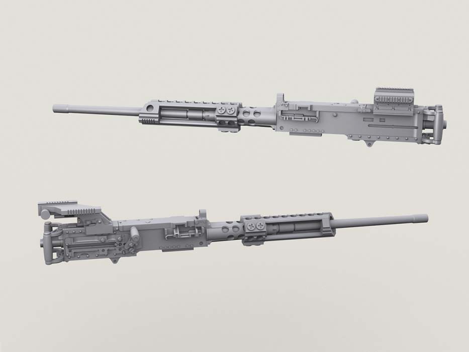 M2 HMG Body w/Surefire & Sight Mounts Replacement Set (1/35 Scale)