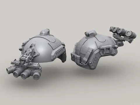 Ops-Core FAST Ballistic Maritime Helmet w/GPNVG-18 set (1/16 Scale)