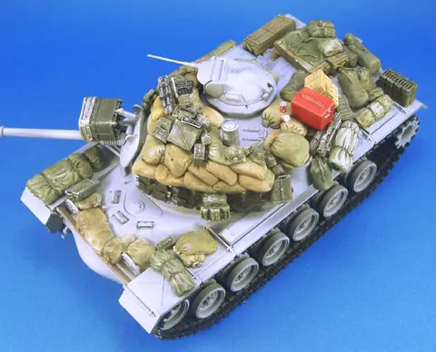 M48A3 Vietnam Sand bag armor & Stowage set