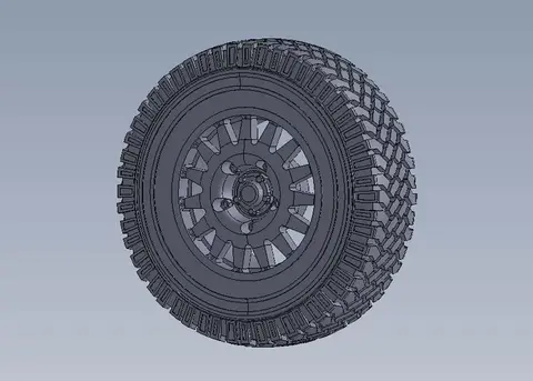 Wolf W.M.I.K Standard Tread pattern Wheel set