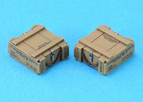 WWII Mk.2 Wooden Grenade Crate set