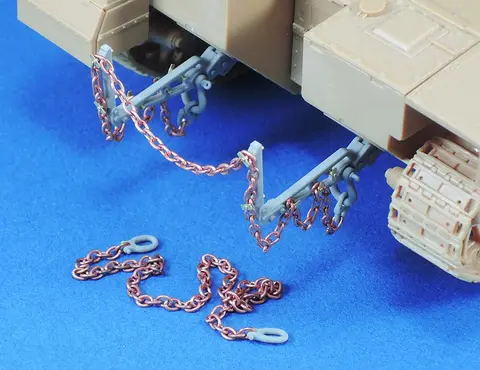 IDF AFV Rear Towing Horn/Chain set