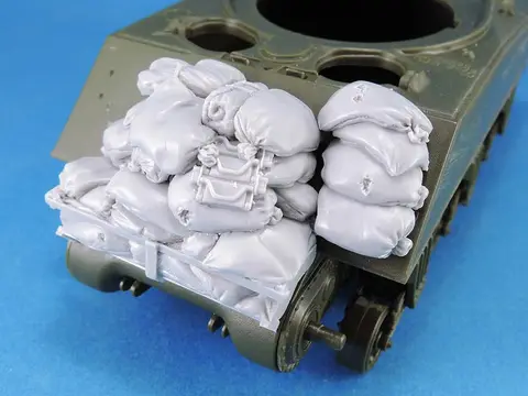 M4A3 Front Hull Sandbag Armor set