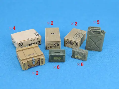 WW2 US AFV Generic Stowage set