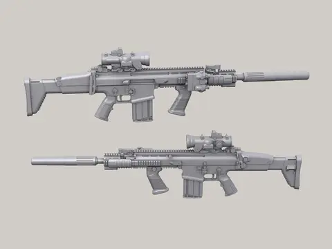 FN SCAR Mk.17 set (1/35 Scale)