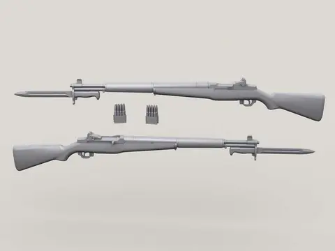 M1 Garand w/fixed Bayonet set (1/35 Scale)