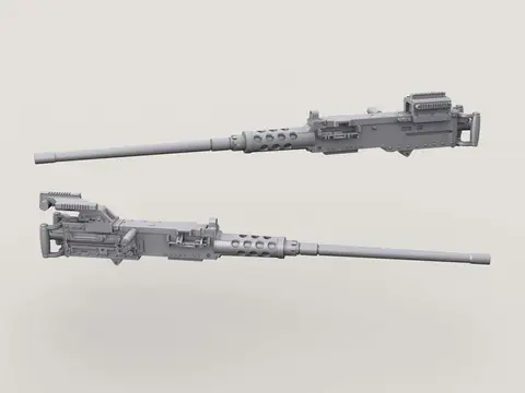 M2 HMG Body w/Sight & Optic Mounts Replacement Set (1/35 Scale)