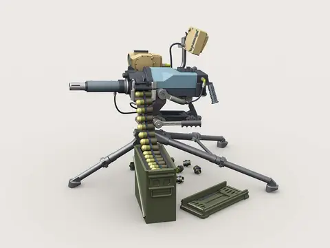 MK47 Striker 40mm AGL w LVSII Sight on Tripod (1/35 Scale)