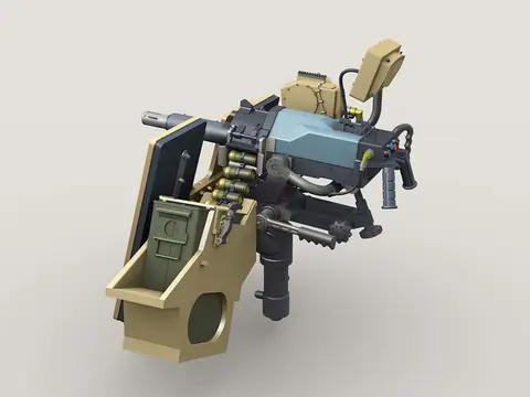 MK47 Striker 40mm AGL w LVSII Sight, on SAG Mount (1/35 Scale)
