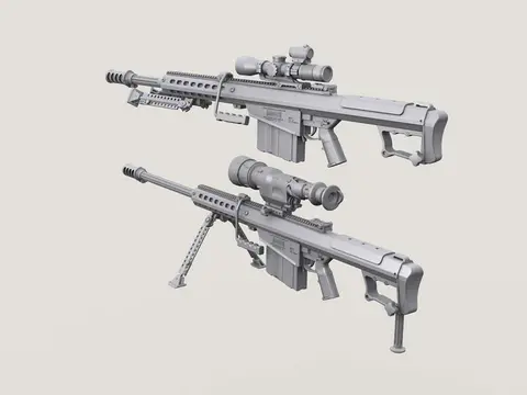 Barrett M107A1 Sniper Rifle set