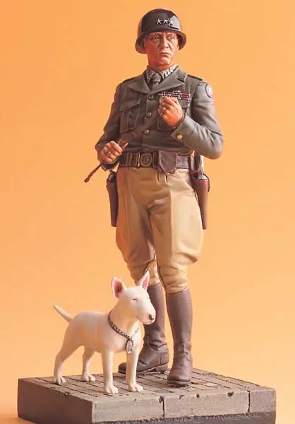 GENERAL "GEORGE S. PATTON" & WILLIE W/BASE