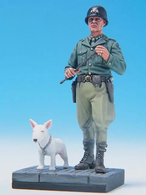 US GENERAL PATTON & WILLIE W/BASE