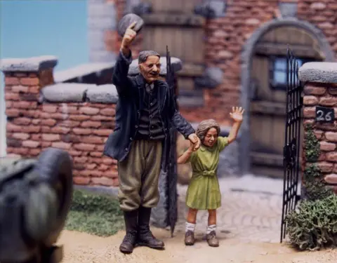 "WELCOME!" FARMER & GRANDDAUGTHER