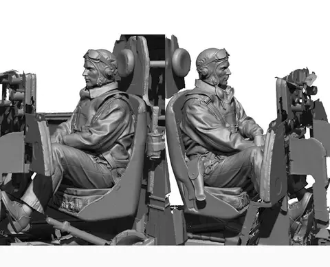 WW2 US Navy Pilot I (2 Heads)