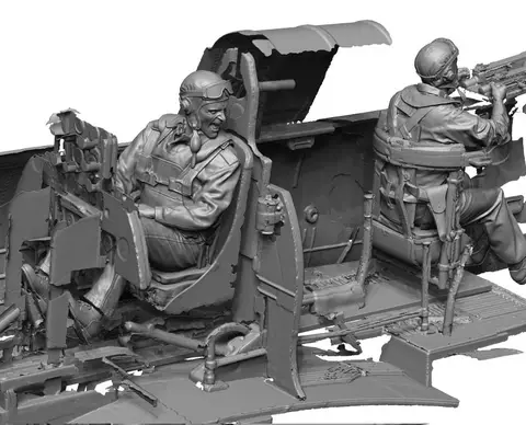 WW2 US Navy Pilot & Rear Gunner set 2 (Zeros on our six!)
